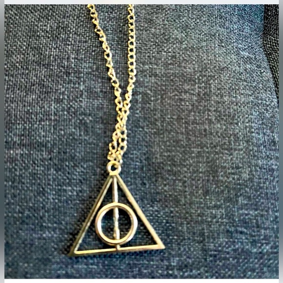 Harry Potter Deathly Hallows Y2K Fashion Necklace - Picture 3 of 4